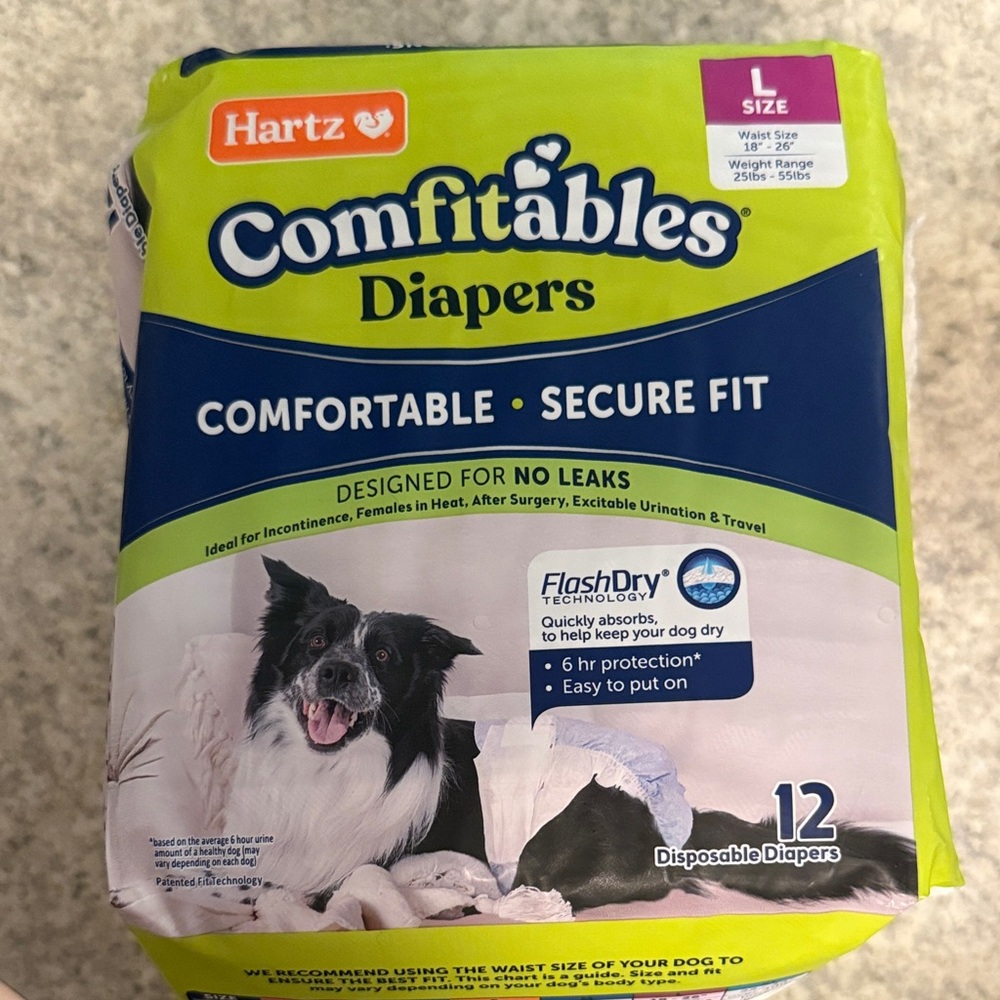 Comfitables Dog Diapers - Large